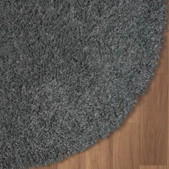 Grauer Hochflor Teppich Fachet*Pharao24 Outlet