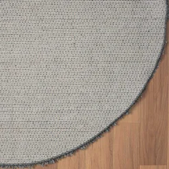 Grauer Hochflor Teppich Fachet*Pharao24 Outlet