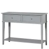 Clearance Grauer Konsolen Tisch Audra Wohnzimmertisch|Konsolentische