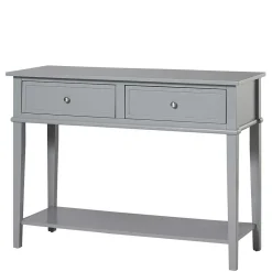 Clearance Grauer Konsolen Tisch Audra Wohnzimmertisch|Konsolentische