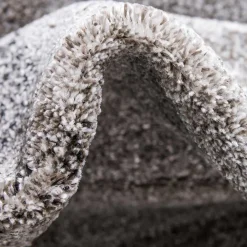 Outlet Grauer Kurzflor Teppich Grandios Teppiche