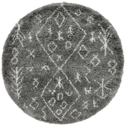 Clearance Grauer Langflor Teppich Cusira Teppiche