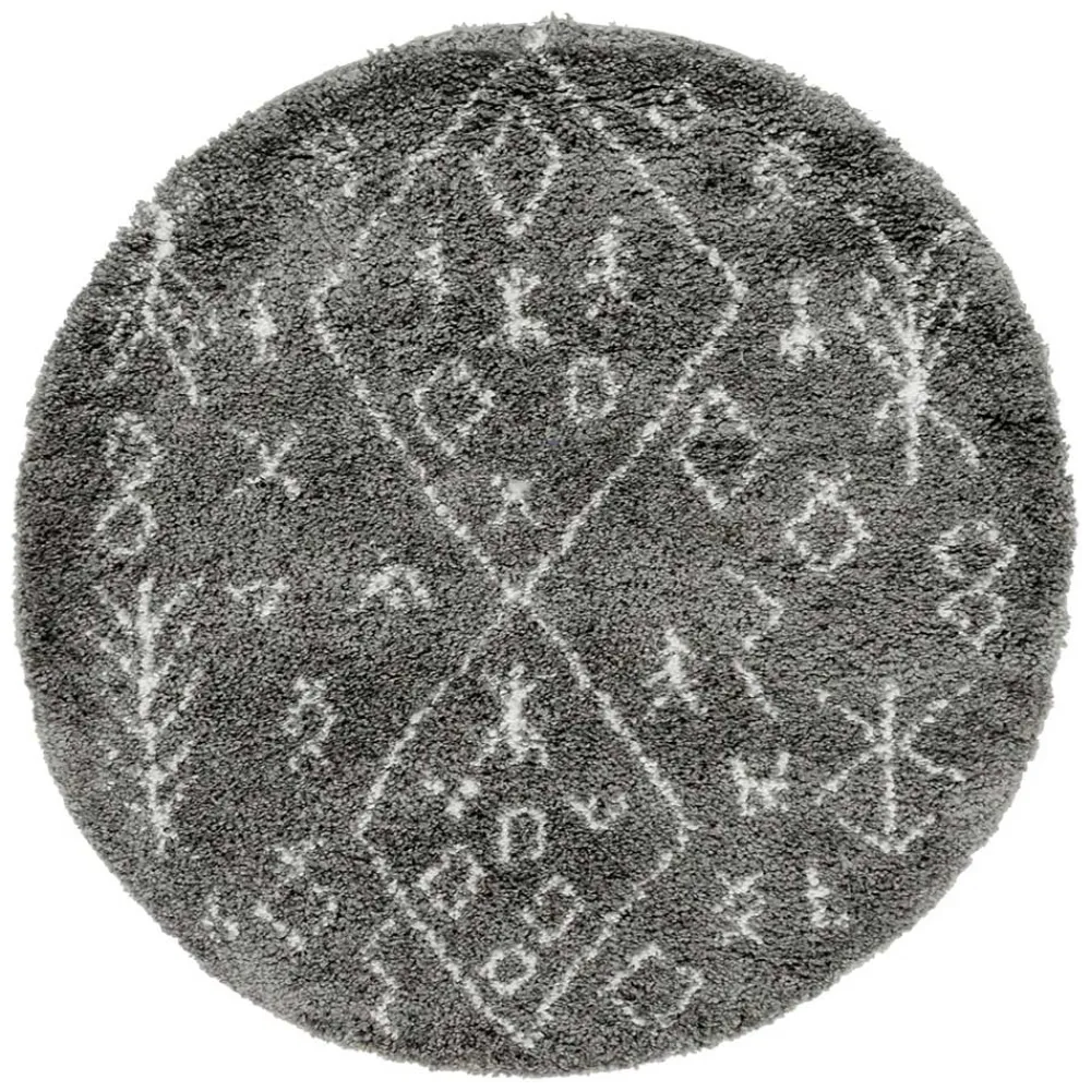 Clearance Grauer Langflor Teppich Cusira Teppiche