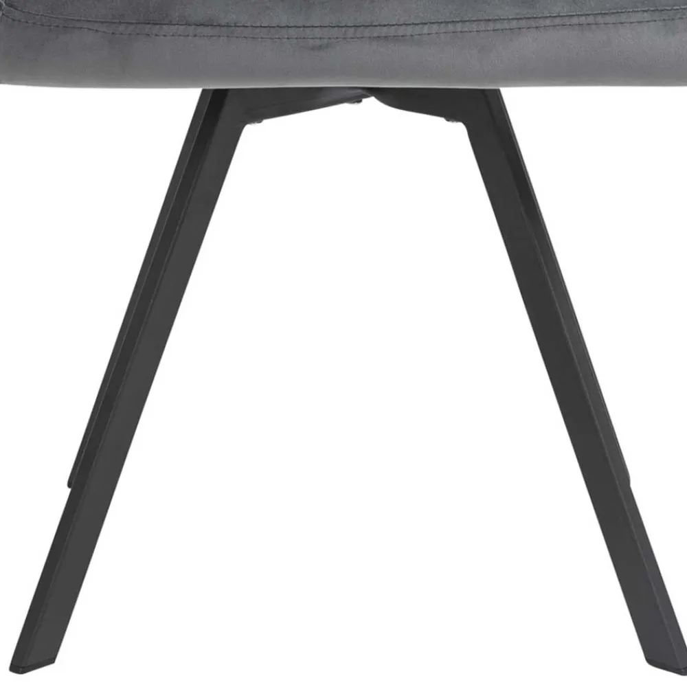 Grauer Samt Stuhl Trees*Pharao24 Clearance