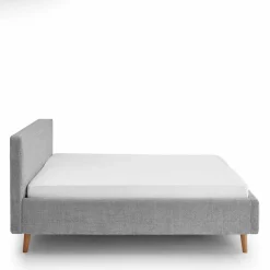 Graues Polster Stoffbett Lemerzi*Pharao24 New