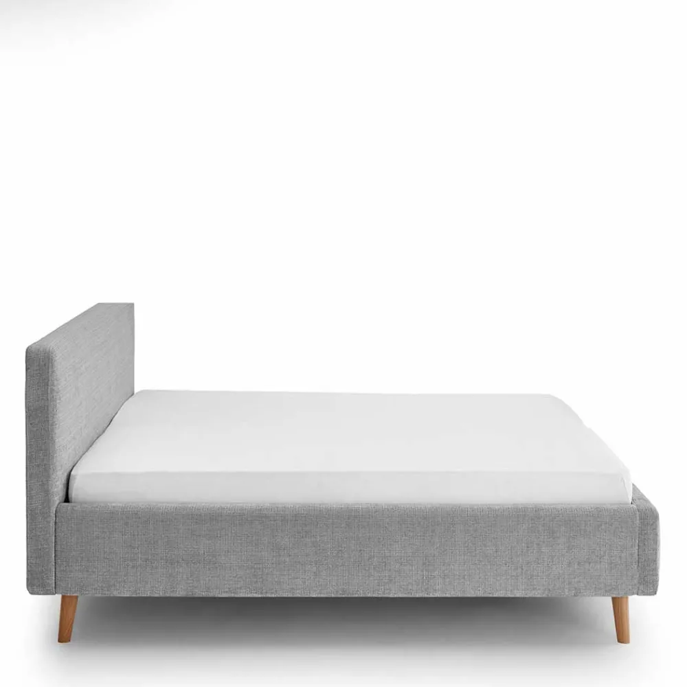 Graues Polster Stoffbett Lemerzi*Pharao24 New