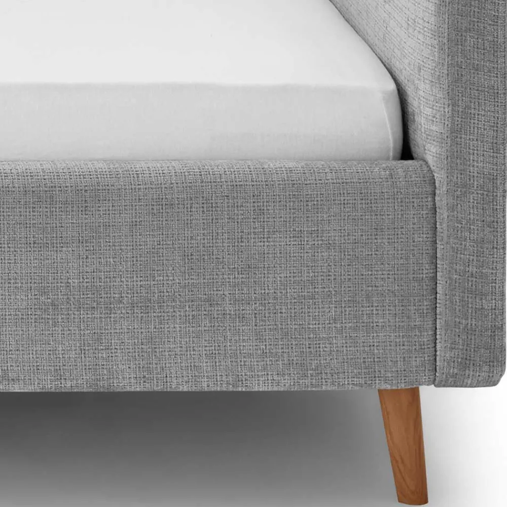Graues Polster Stoffbett Lemerzi*Pharao24 New