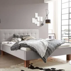 Graues Polsterbett Dwayne*Pharao24 Best