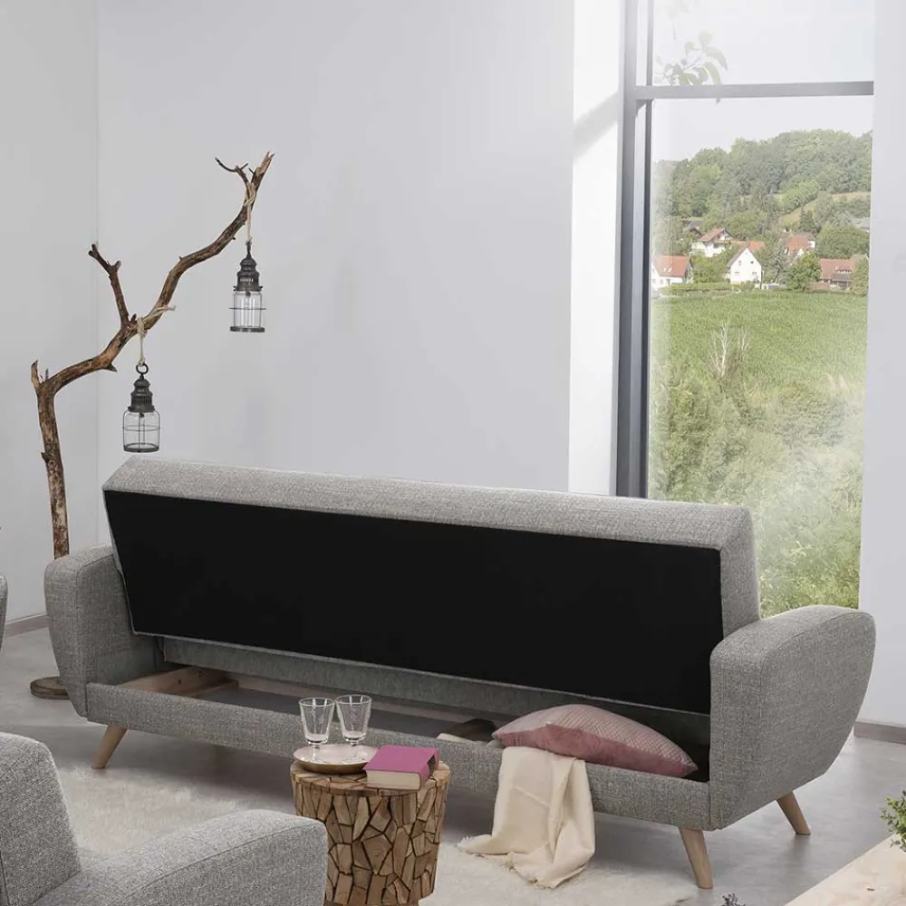 Graues Schlafsofa Rujona*Pharao24 Discount