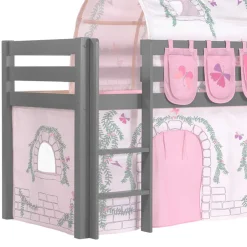 Best Graues Spielhochbett Mapino Kinder Kinderbetten|Spielbetten