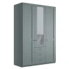 Clearance Graugrüner Kleiderschrank Forjan Drehtürenschränke|Kleiderschränke
