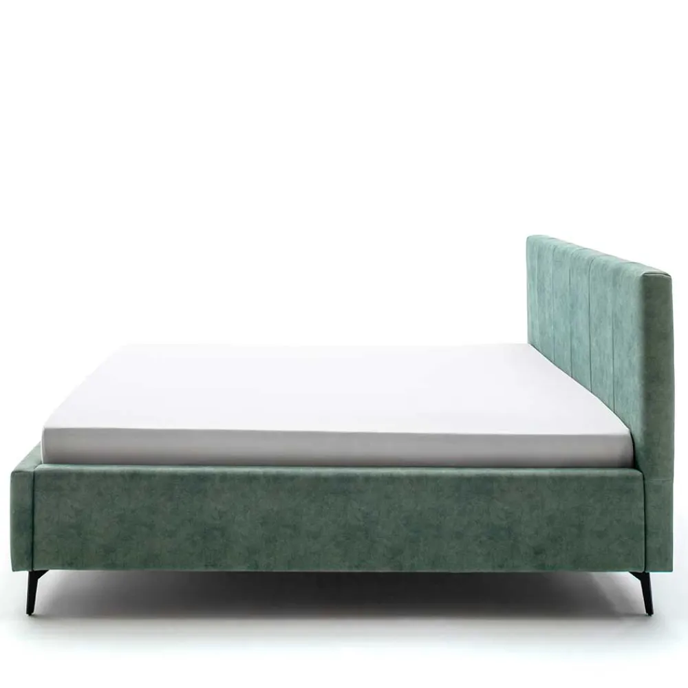 Grünes Velours Polsterbett Marzo*Pharao24 Sale