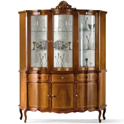 New Große Esszimmervitrine Tibet Wohnzimmerschrank|Massivholz Schränke