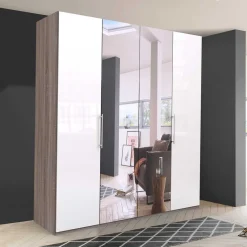 Großer Schlafzimmerschrank Yunidra Jugendkleiderschrank