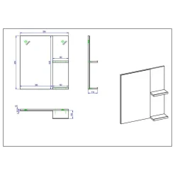 Clearance Gäste WC Möbel Nushivon Badmöbel Sets