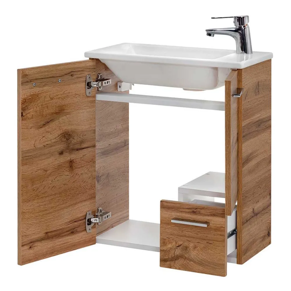 Outlet Gäste WC Möbel Set Ruleca Badmöbel Sets