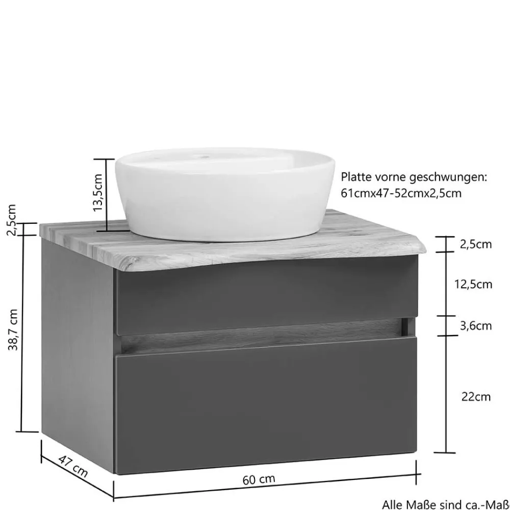 Gäste WC Set Holzoptik Kropenia*Pharao24 Online