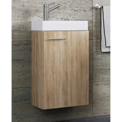 New Gästewaschtisch mit Becken Osmin Waschbeckenunterschränke|Bad Unterschränke