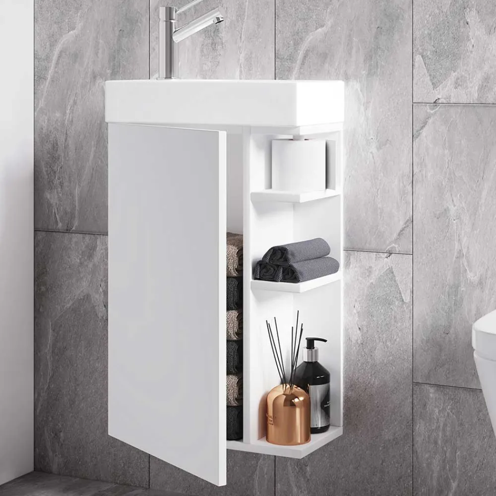 Gästewaschtisch weiß Emjada*Pharao24 Outlet