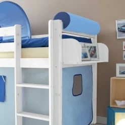 Halbhochbett Uzyna Kinder Spielbetten|Kinderhochbetten