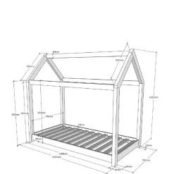 Hausbett Cruzca Kinder Kinderbetten