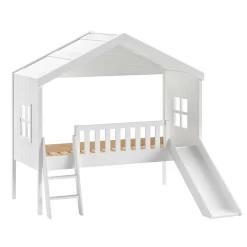 Hausbett mit Rutsche und Leiter Acneza*Pharao24 New