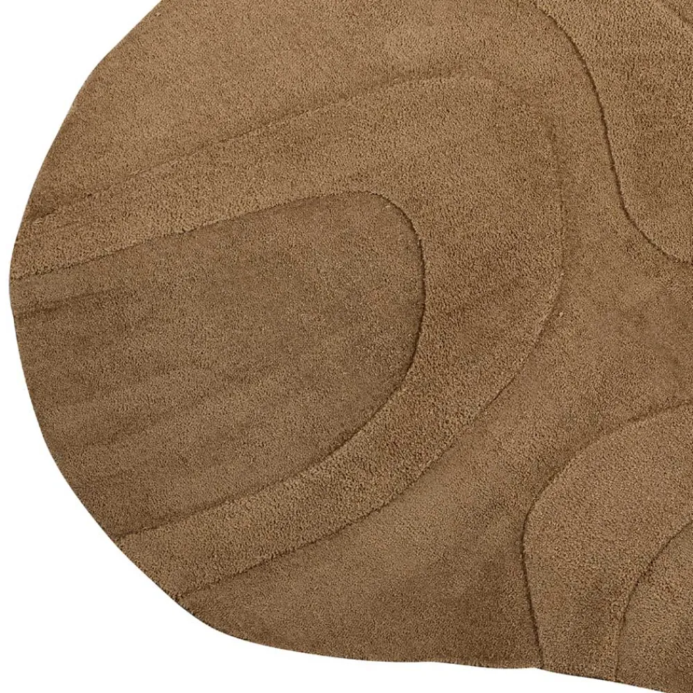 Clearance Hellbrauner Teppich Nausory Teppiche