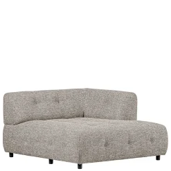 Hellgrau meliertes Sofamodul Ajama*Pharao24 Outlet