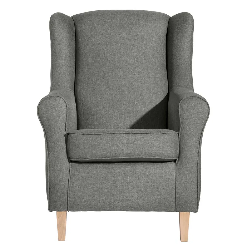 Hellgrauer Ohrenbackensessel Zavagossa*Pharao24 Clearance