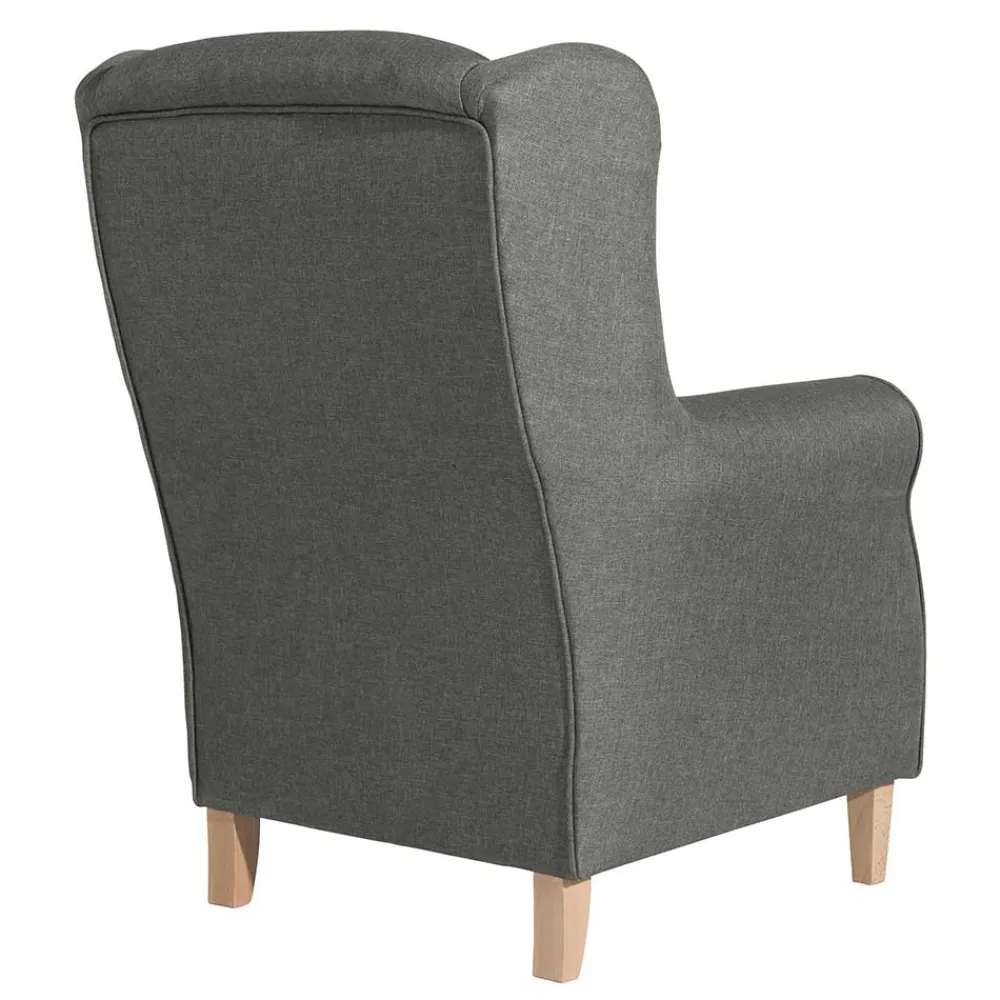 Hellgrauer Ohrenbackensessel Zavagossa*Pharao24 Clearance