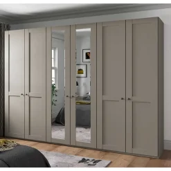 Best Hellgrauer Schlafzimmerschrank Saconso Drehtürenschränke|Kleiderschränke