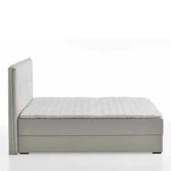 Hellgraues Boxbett Valpara Funktionsbetten|Schubkastenbetten