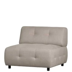 Discount Hellgraues Flachgewebe Sofa Element Cracks Modulsofas|Einzelsofa