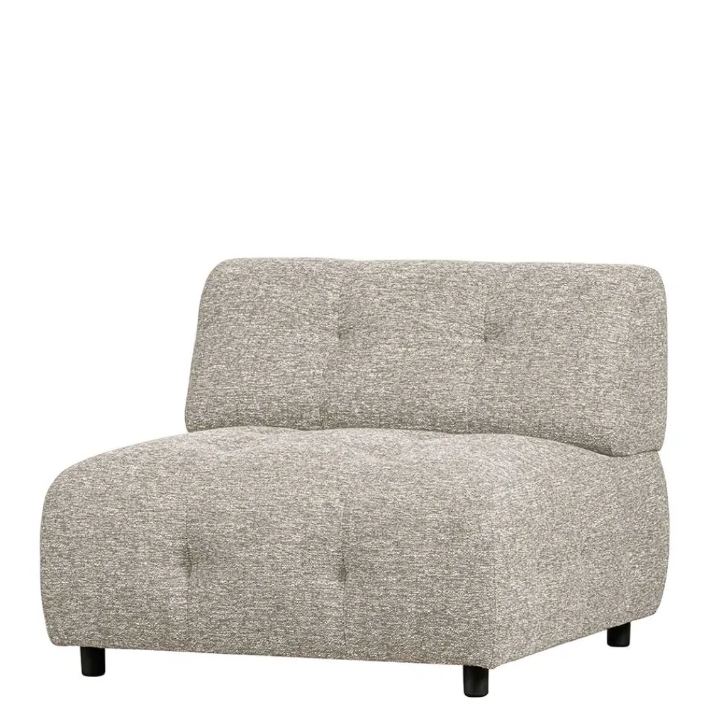 Hellgraues Modulsofa Element meliert Ajama*Pharao24 Online