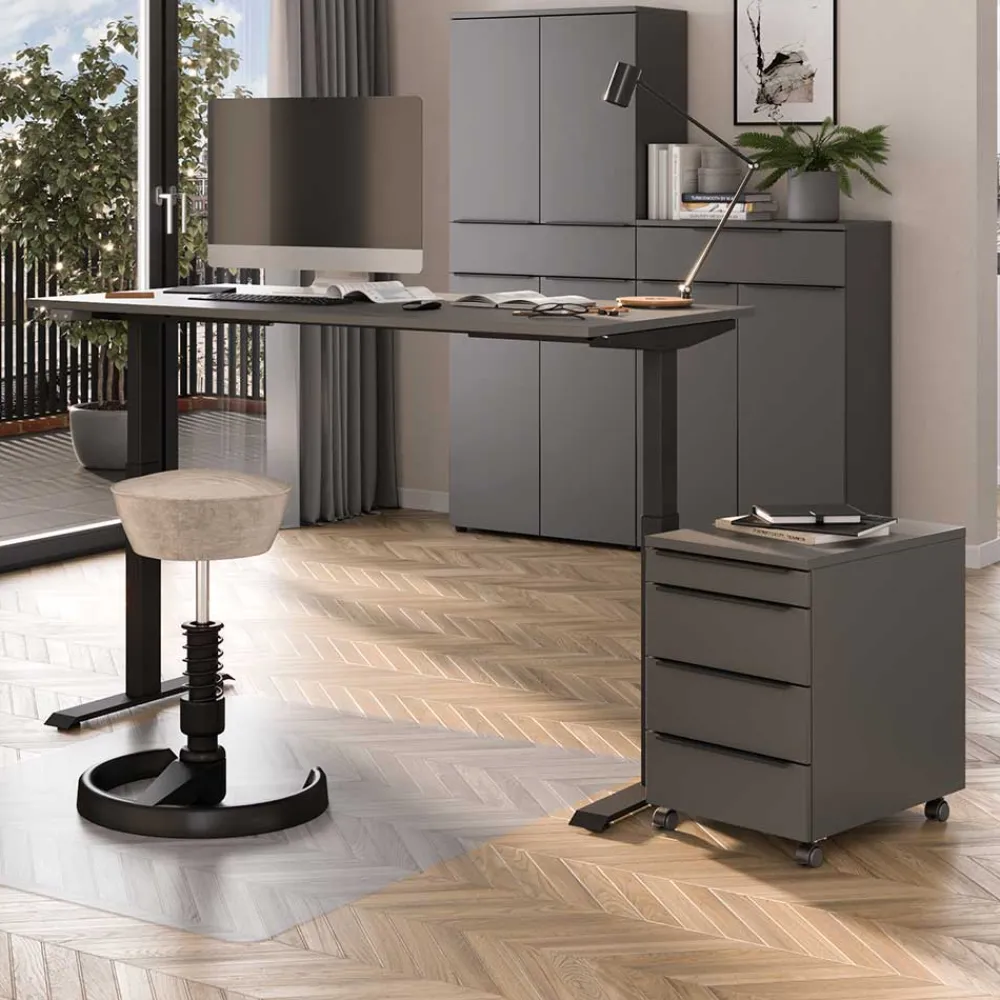 Höhenverstellbarer Schreibtisch Abby*Pharao24 New