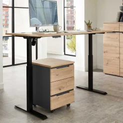 Höhenverstellbarer Schreibtisch Esdravos*Pharao24 New