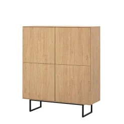 Outlet Highboard Carno Wohnzimmerschrank|Wohnzimmervitrinen