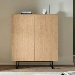 Outlet Highboard Carno Wohnzimmerschrank|Wohnzimmervitrinen