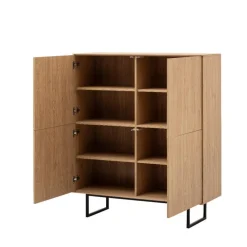 Outlet Highboard Carno Wohnzimmerschrank|Wohnzimmervitrinen