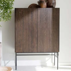 New Highboard Holmes Wohnzimmerschrank|Massivholz Schränke