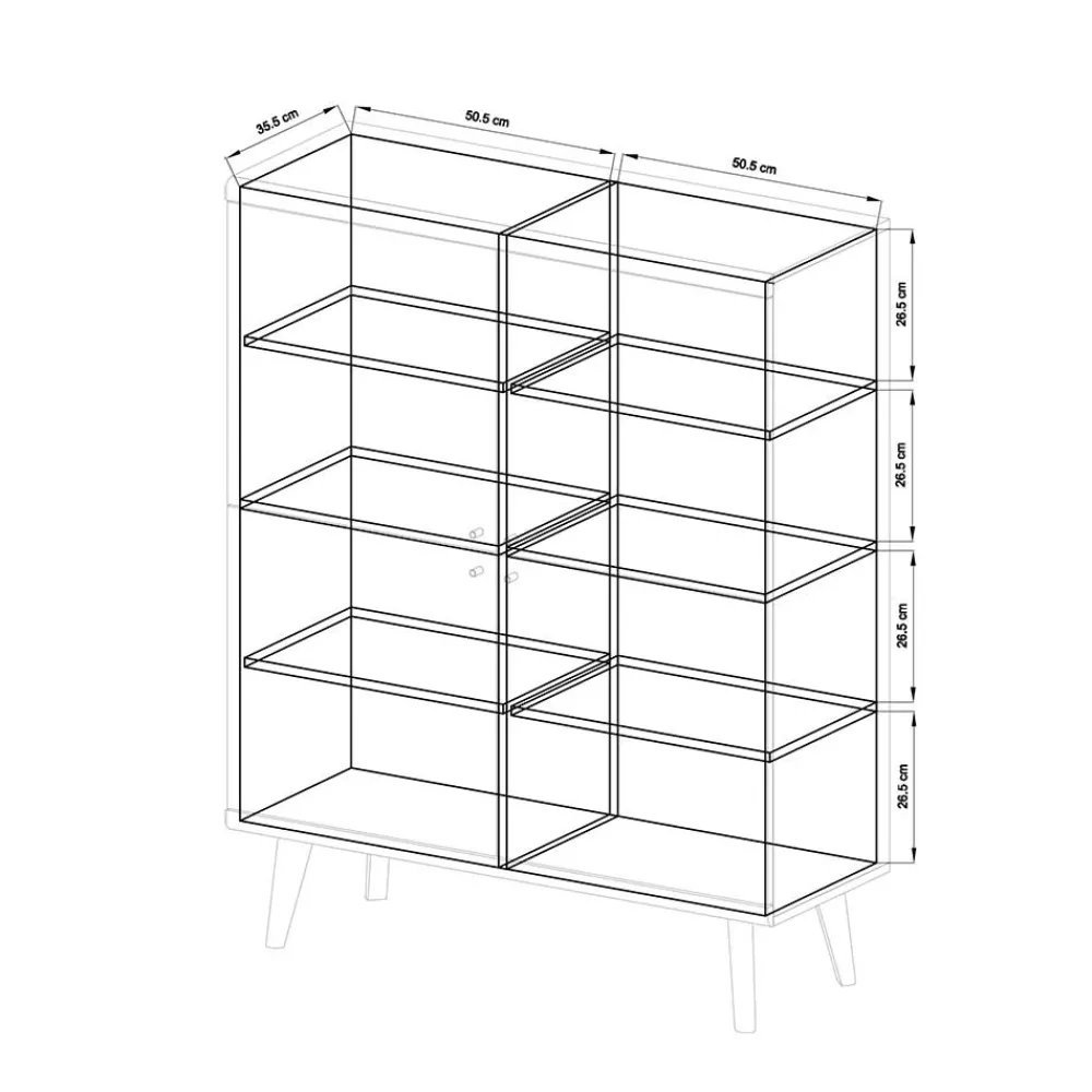 Discount Highboard Levanca Esszimmerkommoden|Wohnzimmerkommoden
