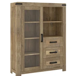 New Highboard Vitrine Kofi Vitrinenschrank|Wohnzimmervitrinen