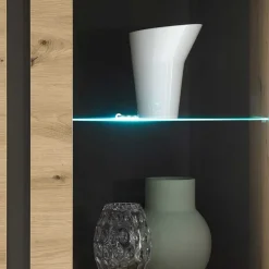 Best Highboard Vitrine Matrezina Vitrinenschrank|Wohnzimmervitrinen