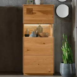 Discount Highboard Vitrine Onitos Vitrinenschrank|Wohnzimmervitrinen