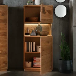 Discount Highboard Vitrine Onitos Vitrinenschrank|Wohnzimmervitrinen