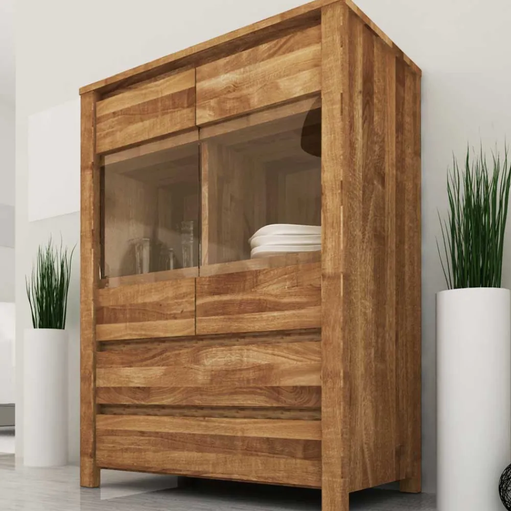 Best Highboard Vitrine Rameira Esszimmerkommoden|Esszimmerschränke