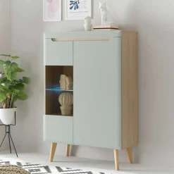 Clearance Highbord Casmas Stauraumvitrinen|Highboards