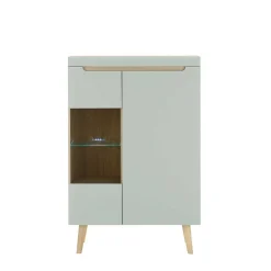 Clearance Highbord Casmas Stauraumvitrinen|Highboards