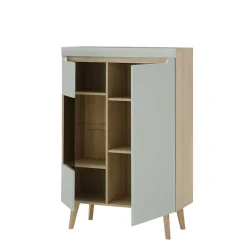 Clearance Highbord Casmas Stauraumvitrinen|Highboards