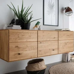 New Hänge Sideboard Rennia Massivholzmöbel|Wohnzimmerschrank